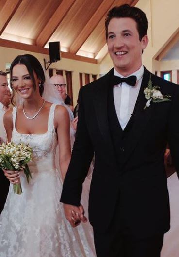 Dana Teller brother Miles Teller with his wife, Keliegh Sperry